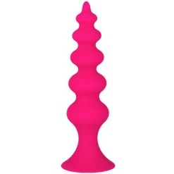 Cheap ⭐ Bondara Pink Silicone Ripple Suction Butt Plug ? 4.5 Inch ✔️