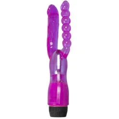 Deals 🎁 Bondara Clear Purple Double Penetration Vibrator 🥰