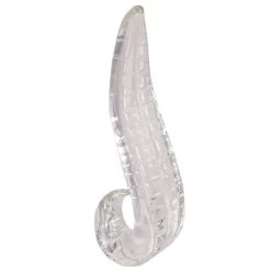 Deals 🎁 Glacier Glass Clear Devil?s Tongue Dildo ? 7 Inch 😉