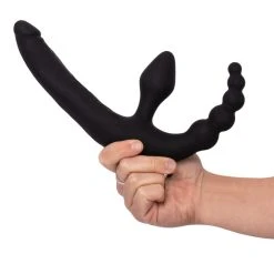 Best deal ✨ Bondara Black Triple Vibrating Strapless Strap-On - 7 Inch ✔️ -LALA Adult Toys Shop unnamed file 171