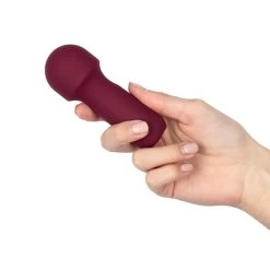 Budget 😀 Mon Amour Lil Lover Burgundy 16 Function Mini Wand Vibrator 👏 -LALA Adult Toys Shop unnamed file 246