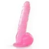 Outlet 🎉 Bondara Crystal Clear Pink Suction Cup Ballsy Dildo ? 8 Inch 🔔 -LALA Adult Toys Shop unnamed file 288