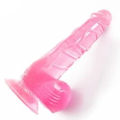 Outlet 🎉 Bondara Crystal Clear Pink Suction Cup Ballsy Dildo ? 8 Inch 🔔 -LALA Adult Toys Shop unnamed file 290