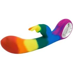 Outlet 😀 Bondara Pride Rainbow Silicone 10 Function Luxury Rabbit Vibrator 🧨 -LALA Adult Toys Shop unnamed file 485