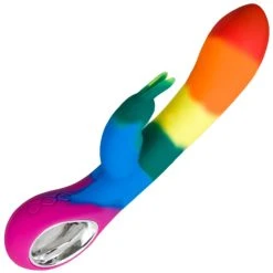 Outlet 😀 Bondara Pride Rainbow Silicone 10 Function Luxury Rabbit Vibrator 🧨 -LALA Adult Toys Shop unnamed file 487