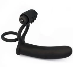 Deals ⌛ Bondara Two Hole Desire Vibrating Double Penetrator Cock Ring ⌛