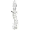 Hot Sale 🔔 Glacier Glass Textured Dildo And Butt Plug Duo ? 9 Inch ❤️ -LALA Adult Toys Shop unnamed file 557