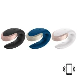 Promo 🧨 Satisfyer Double Love 10 Function App Controlled Couples Vibrator 👏