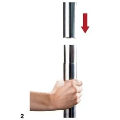 Best Pirce 🧨 Bondara&Sex Silver Static Adjustable Dance Pole ? 85-117 Inch 🤩 -LALA Adult Toys Shop unnamed file 940