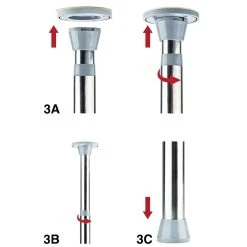 Best Pirce 🧨 Bondara&Sex Silver Static Adjustable Dance Pole ? 85-117 Inch 🤩 -LALA Adult Toys Shop unnamed file 941